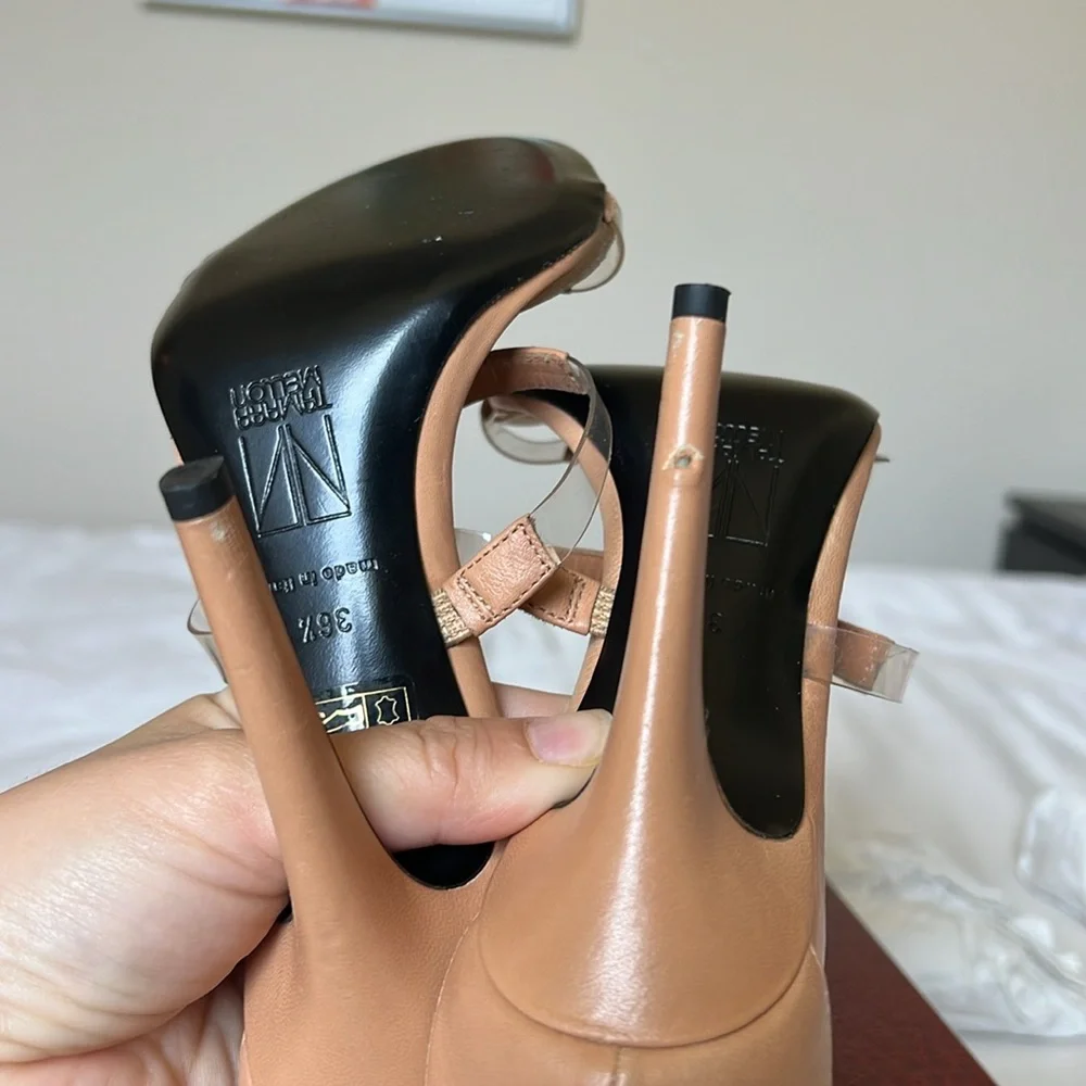 Tamara Mellon Frontline Pumps in Camel Size 36.5 - Picture 7 of 8
